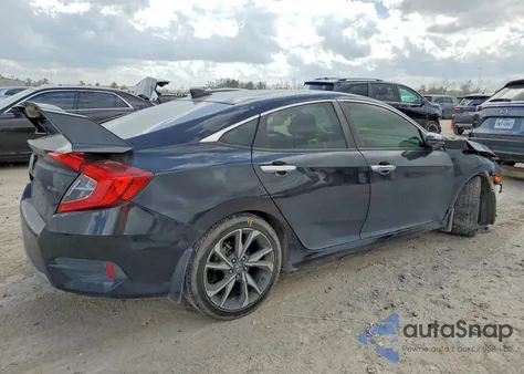 2019 Honda Civic Touring from USA, damaged, VIN JHMFC1F98KX004531